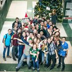 Празднование Нового 2016 года студентами ИКИТ #12
